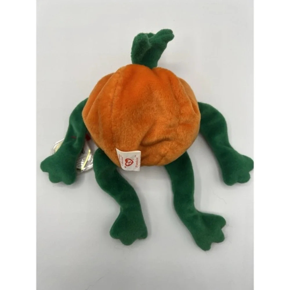 Ty Beanie Baby: Pumkin' the Pumpkin And‎ Spooky The Ghost Plush
